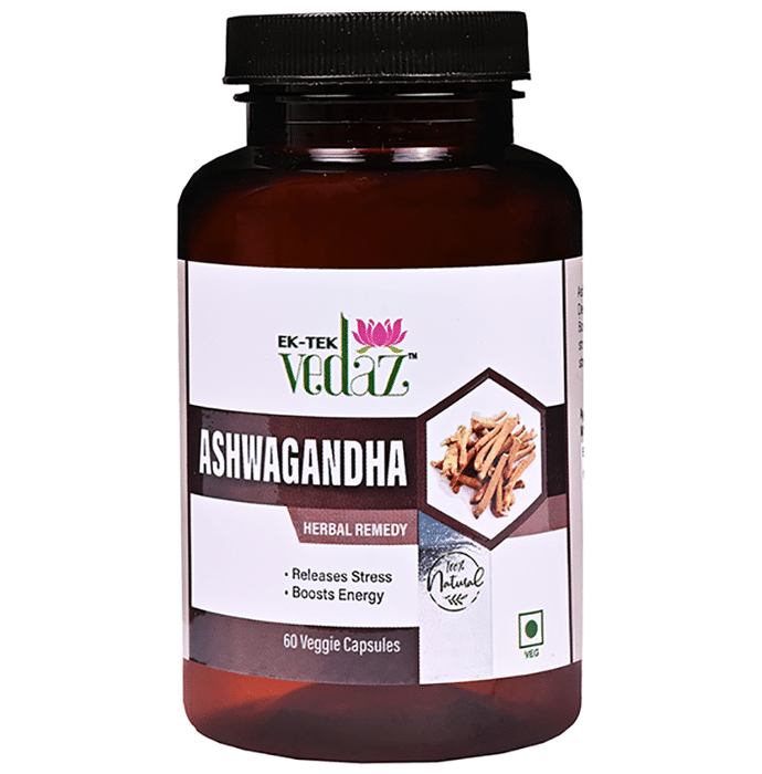 Ek-Tek Vedaz Ashwagandha Veggie Capsule