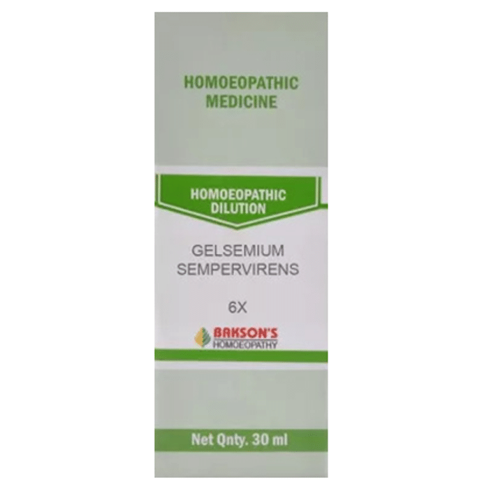 Bakson's Gelsemium Sempervirens Dilution 6X