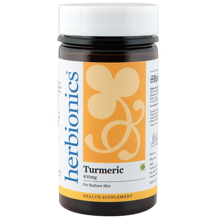 Bipha Ayurveda Herbionics Turmeric 400mg Capsule