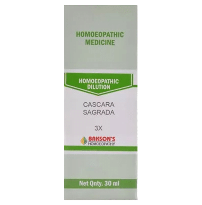 Bakson's Cascara Sagrada Dilution 3X