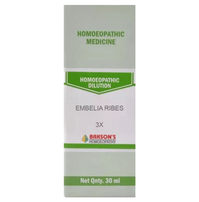 Bakson's Embelia Ribes Dilution 3X