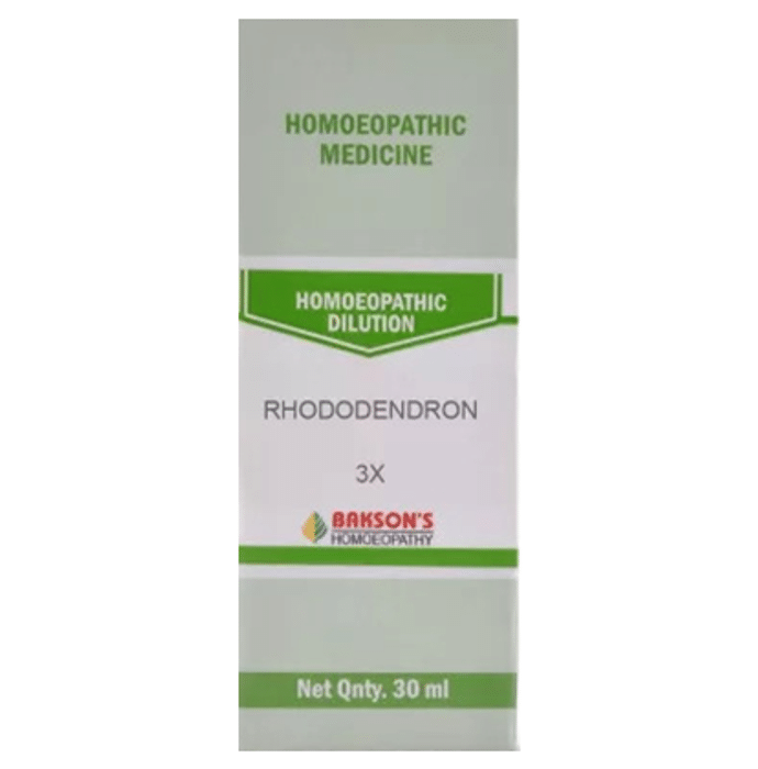 Bakson's Rhododendron Dilution 3X