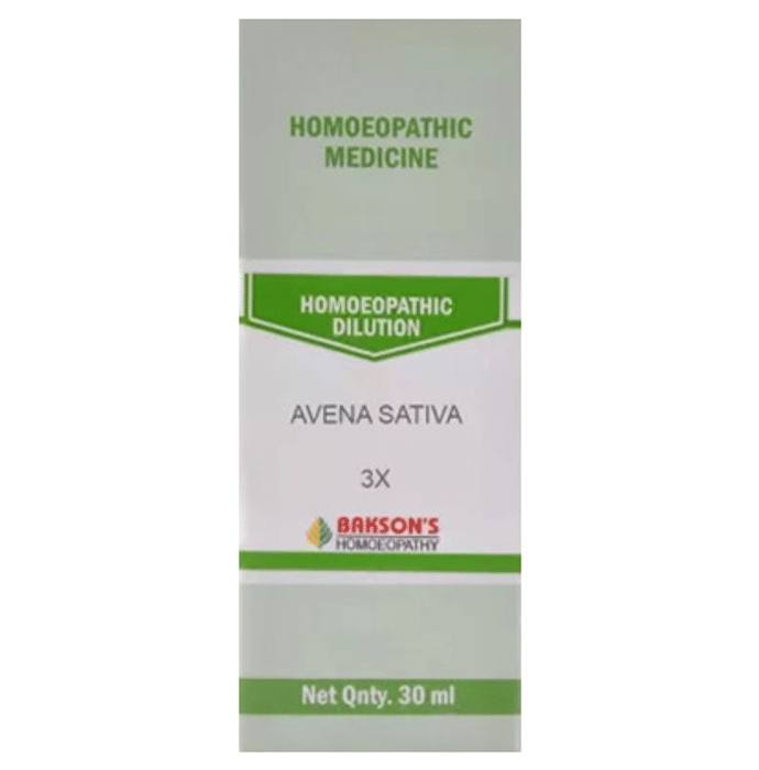 Bakson's Avena Sativa Dilution 3X