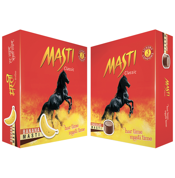 Masti Classic Condom Chocolate and Banana