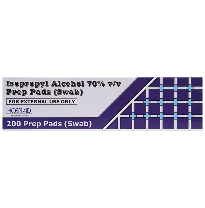 Nanz Med Science Isopropyl Alcohol 70% Prep Pads Swab