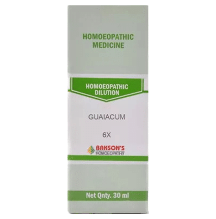 Bakson's Guaiacum Dilution 6X