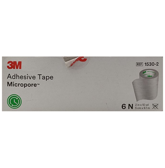 3M 1530-2 Micropore Adesive 5cm x 9.1m Tape