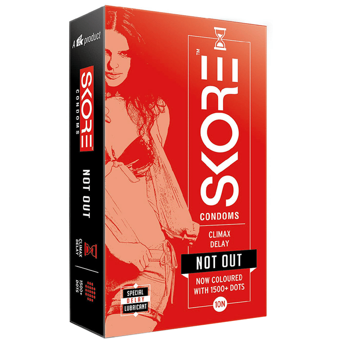 Skore Combo Pack of Skore Notout Condoms & Skore Flavours Condoms
