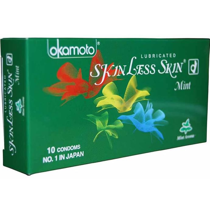 Okamoto Lubricated Skinless Skin Mint Condom