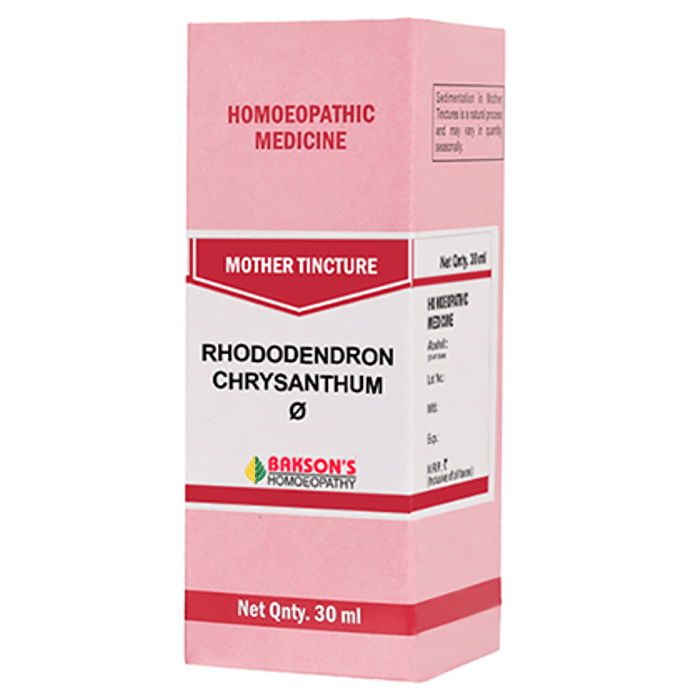 Bakson's Rhododendron Chrysanthum Mother Tincture Q