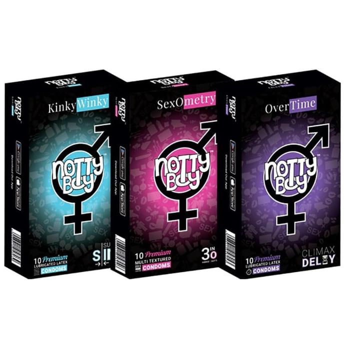 Notty Boy Condoms (10 Each) Nirvana Combo