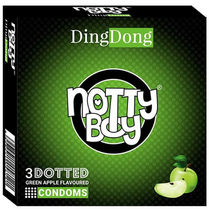 Notty Boy Ding Dong Condom Green Apple