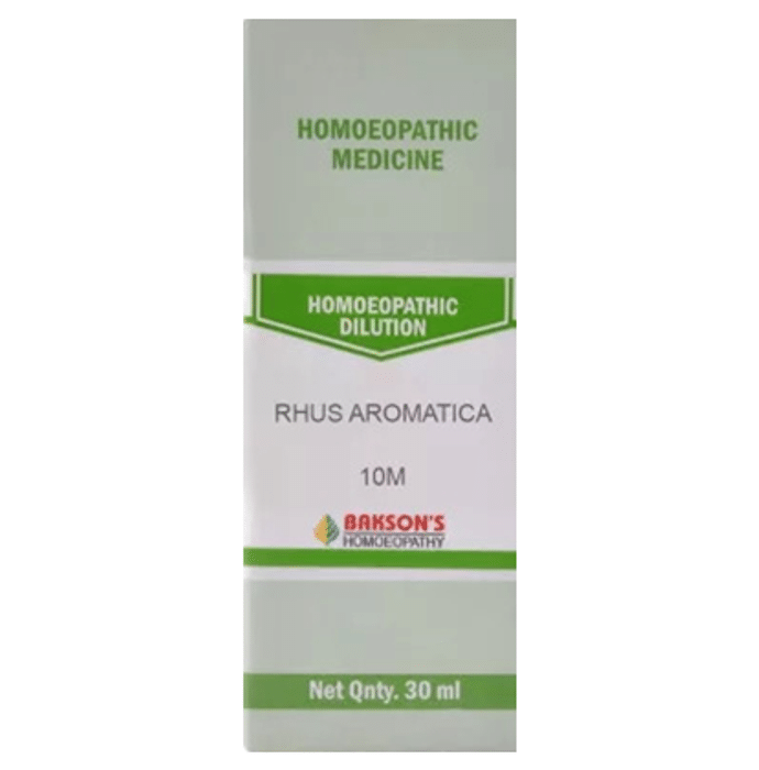 Bakson's Rhus Aromatica Dilution 10M
