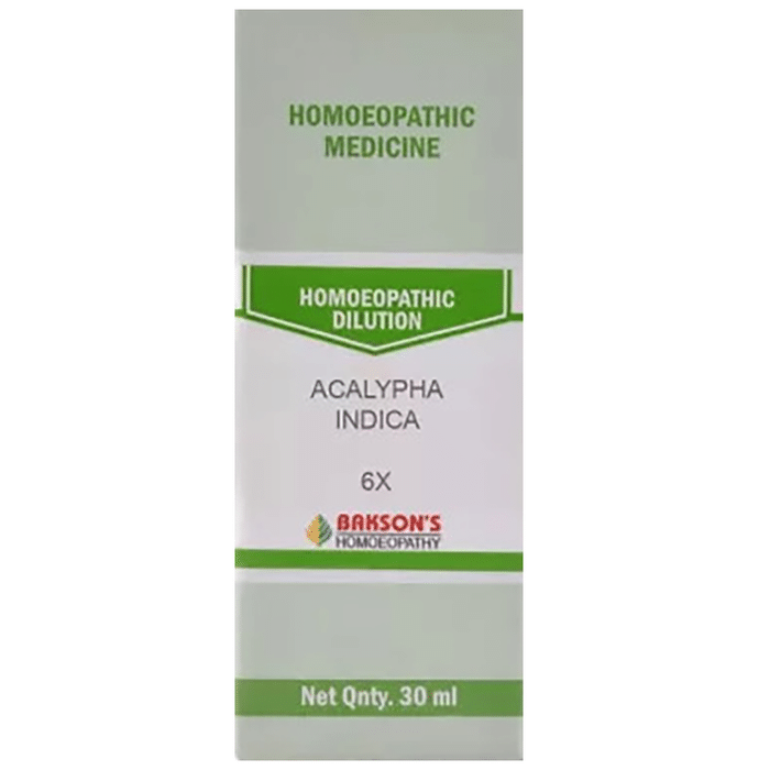 Bakson's Acalypha Indica Dilution 6X