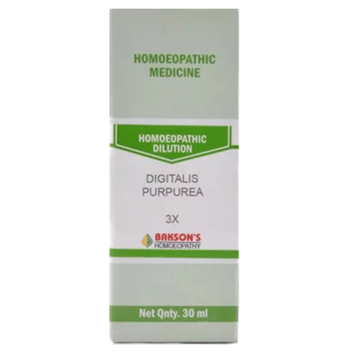 Bakson's Digitalis Purpurea Dilution 3X