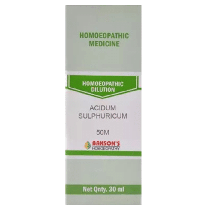 Bakson's Acidum Sulphuricum Dilution 50M