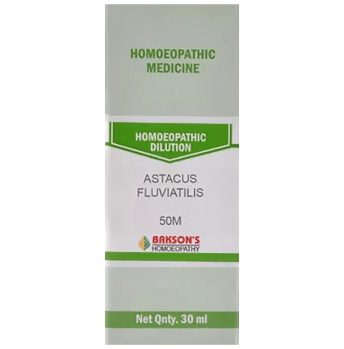 Bakson's Astacus Fluviatilis Dilution 50M