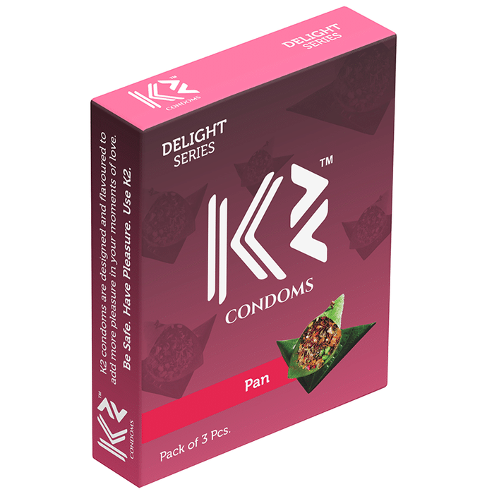 K2 Delight Series Condom with Dotted Rings Pan