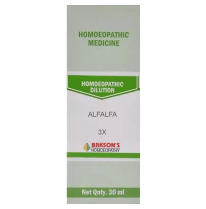 Bakson's Alfalfa Dilution 3X