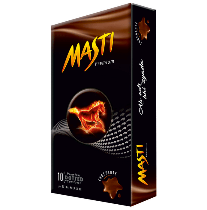 Masti Premium Dotted Condom Chocolate