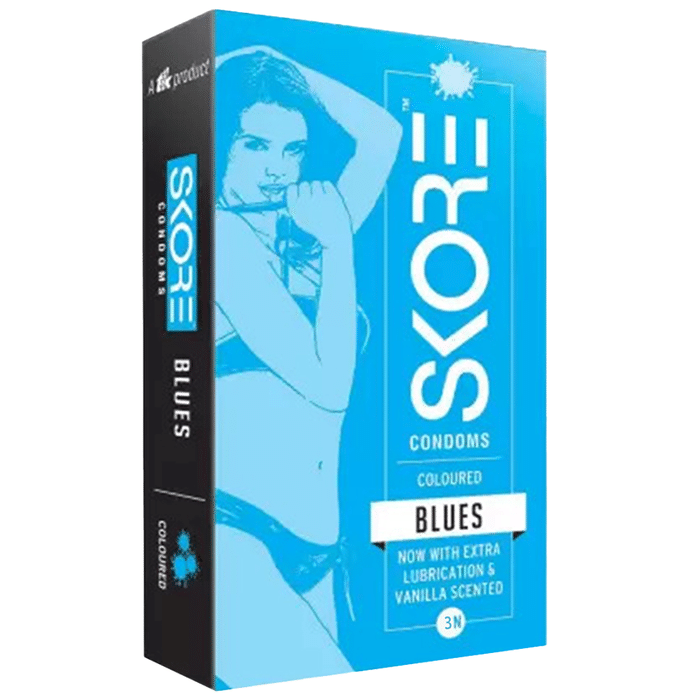 Skore Blues Condom (3 Each)