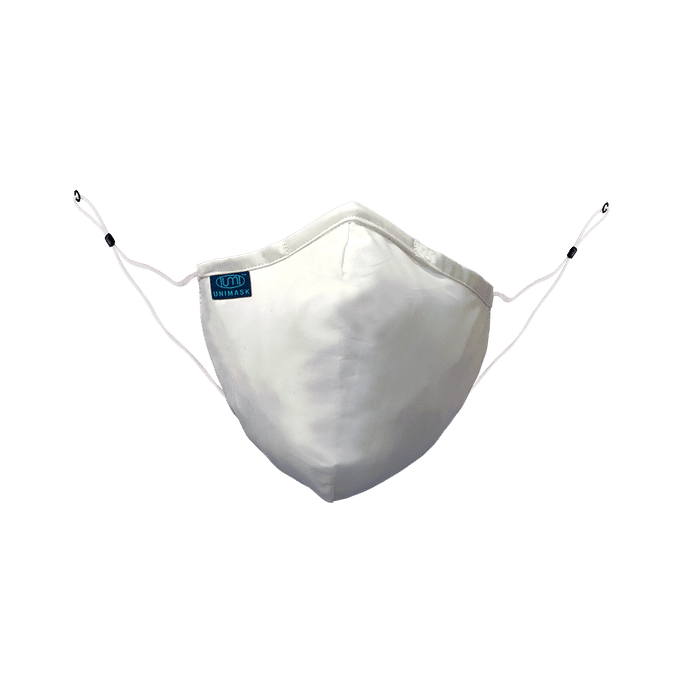 Unimask Anti-Viral Reusable Cloth Mask White
