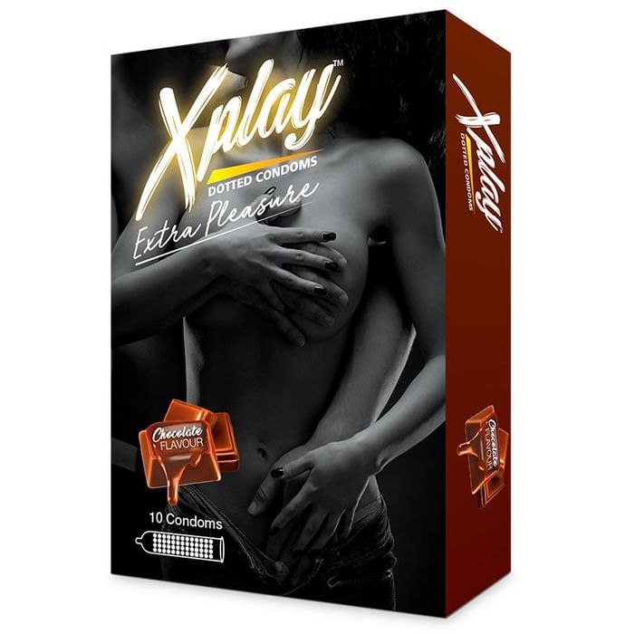 X Play Dotted Chocolate Condom