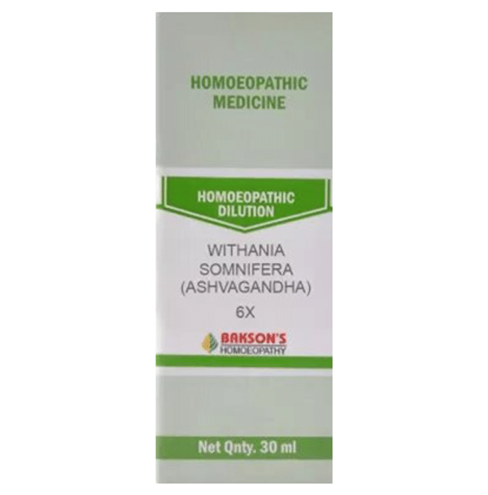 Bakson's Withania Somnifera (Ashvagandha) Dilution 6X