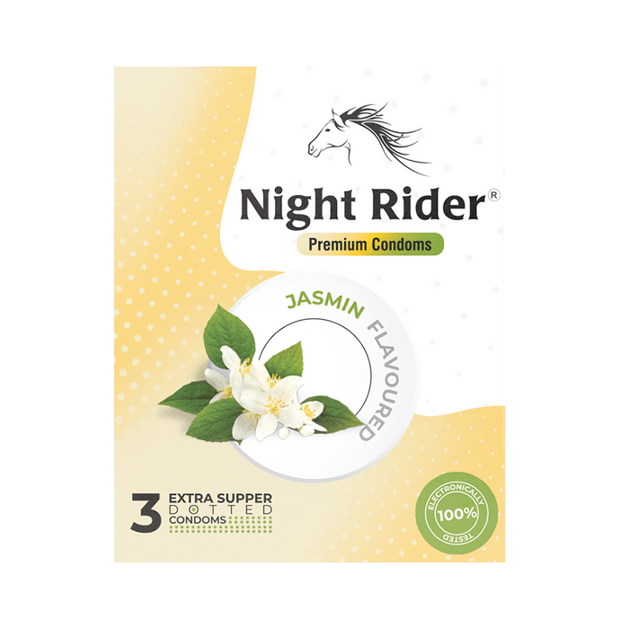 Night Rider Extra Super Dotted Condom Jasmine
