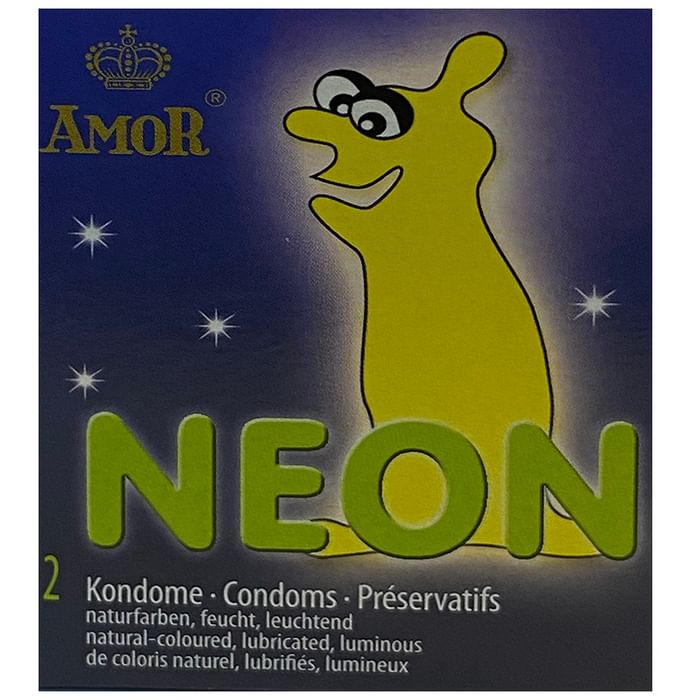 Gizmoswala Amor Neon Lubricated Condom