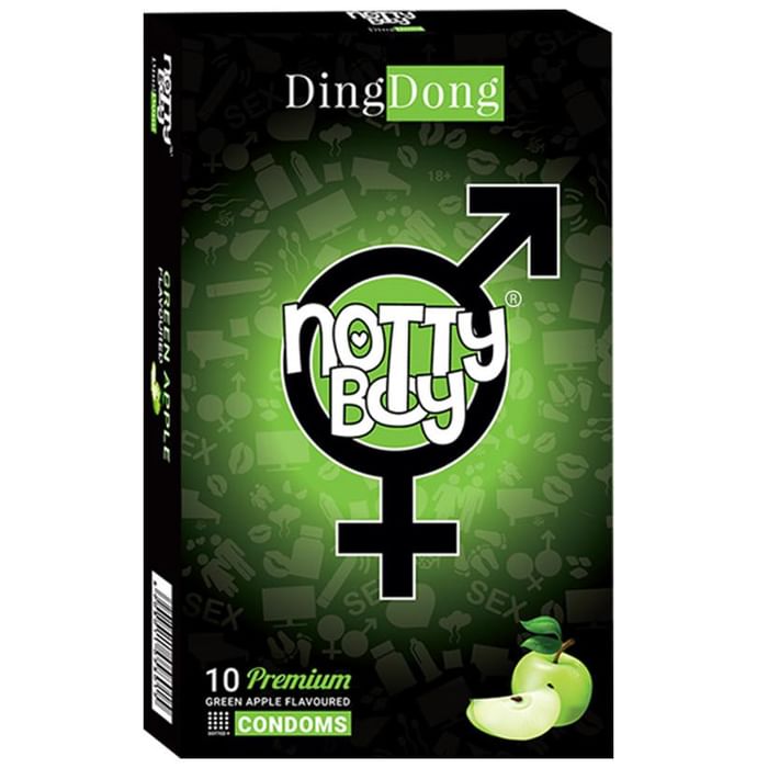 Notty Boy Ding Dong Green Apple Condom