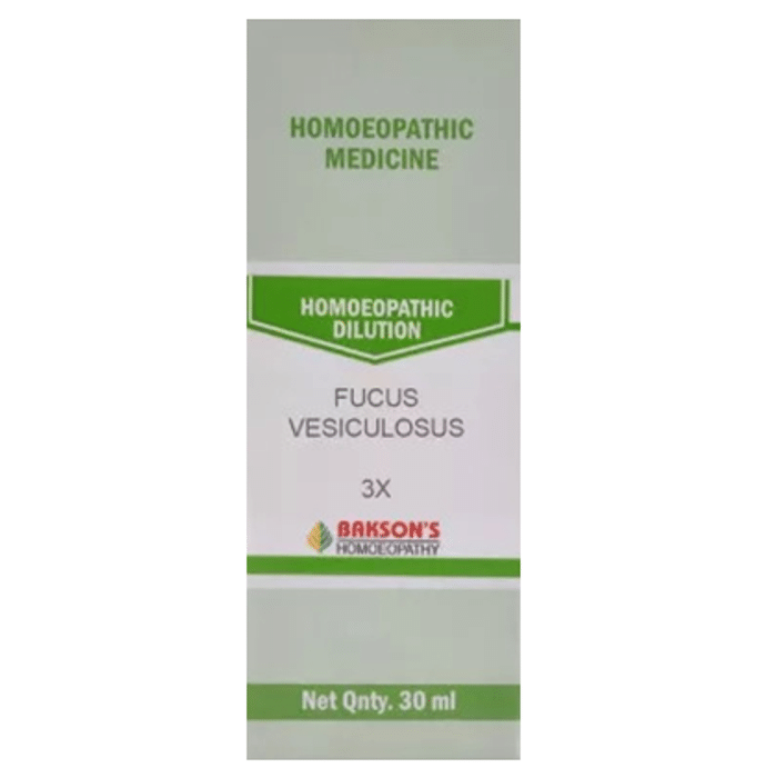 Bakson's Fucus Vesiculosus Dilution 3X