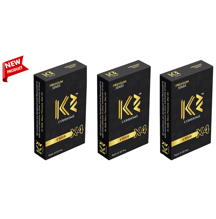 K2 Dotted Delight Series and Premium Series Condom X4(30Pc)
