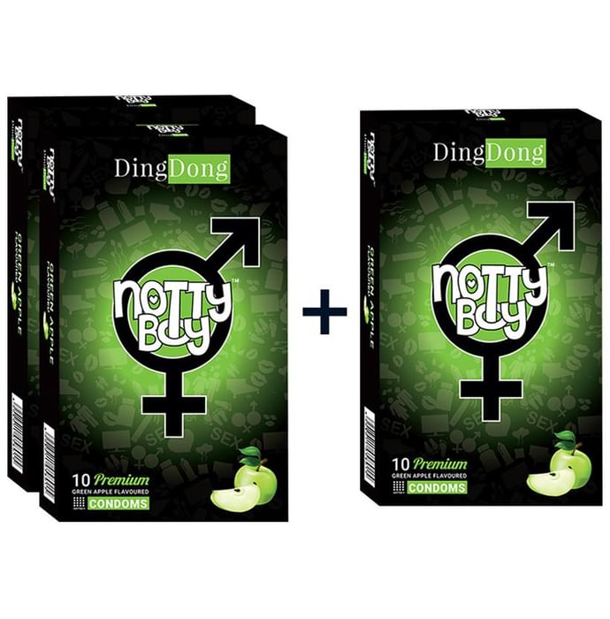 Notty Boy Ding Dong Condom Buy 2 Get 1 Free (10 Each)