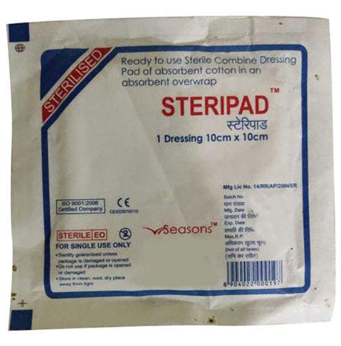 Seasons Sterilised Steripad 10cm x 10cm
