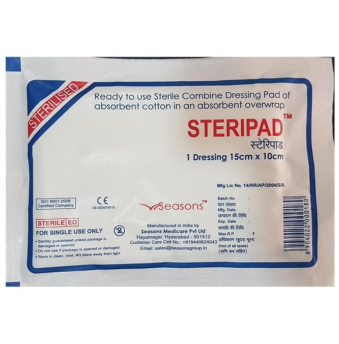Seasons Sterilised Steripad 15cm x 10cm