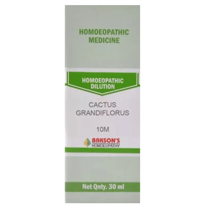 Bakson's Cactus Grandiflorus Dilution 10M