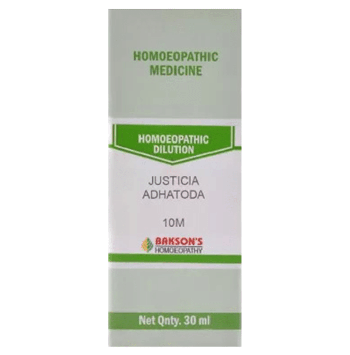Bakson's Justicia Adhatoda Dilution 10M