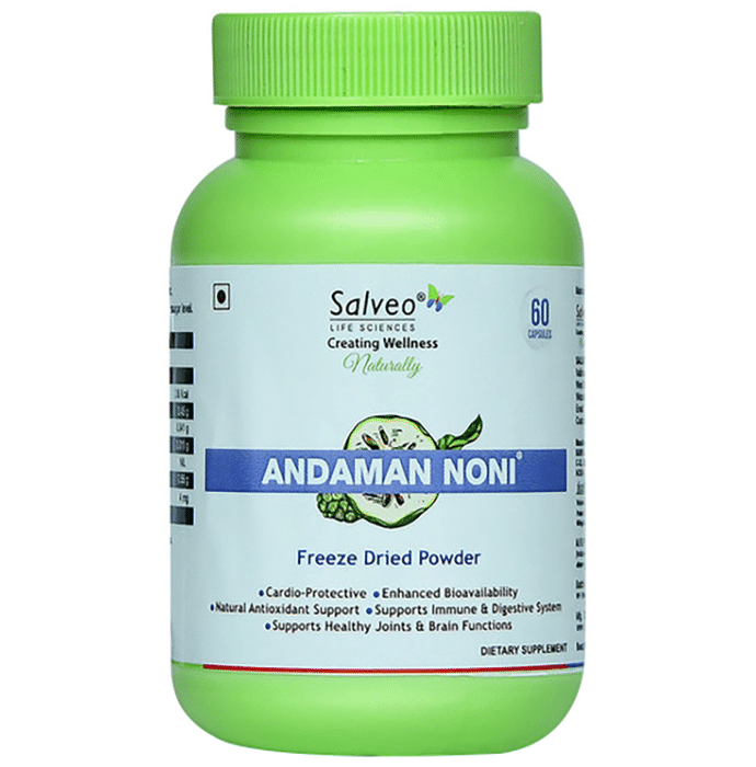 Salveo Andaman Noni Freeze Dried Powder Capsule