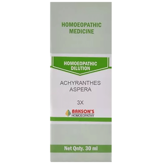 Bakson's Achyranthes Aspera Dilution 3X