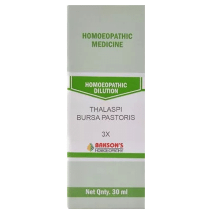 Bakson's Thalaspi Bursa Pastoris Dilution 3X