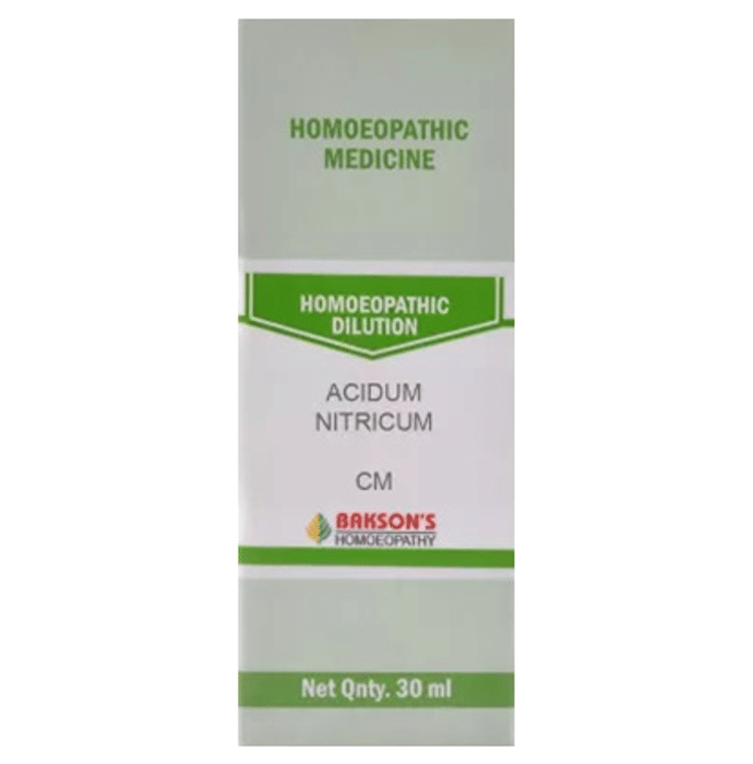 Bakson's Acidum Nitricum Dilution CM