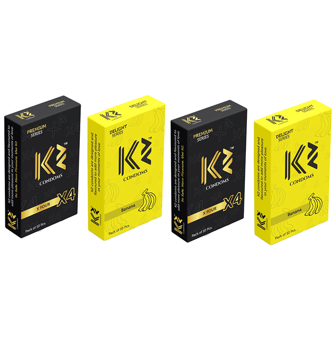 K2 Dotted Delight Series and Premium Series X4(20Pc),Banana(20Pc)
