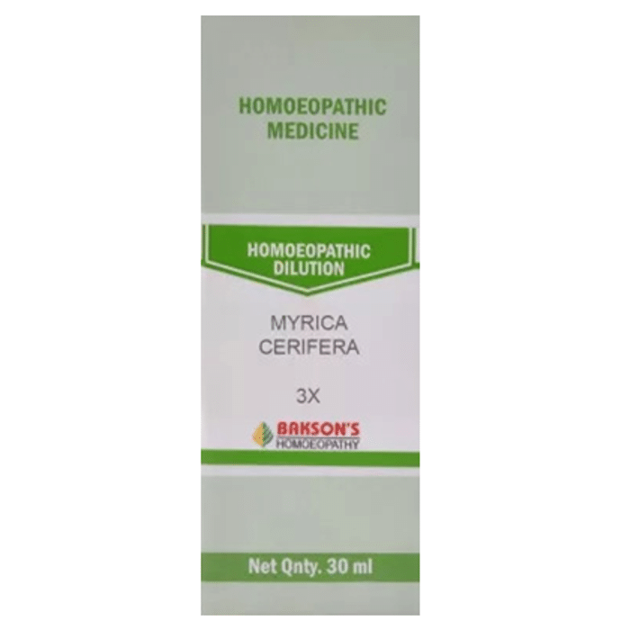 Bakson's Myrica Cerifera Dilution 3X