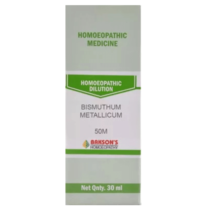 Bakson's Bismuthum Metallicum Dilution 50M