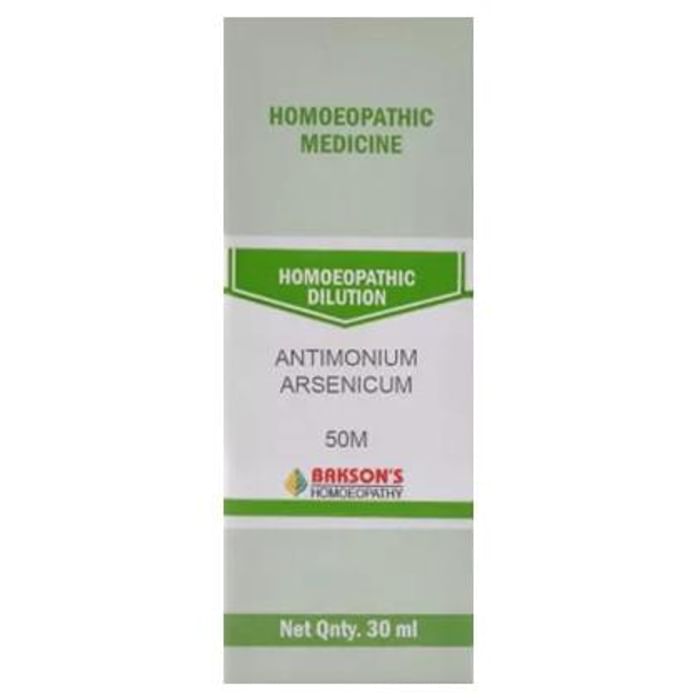 Bakson's Antimonium Arsenicum Dilution 50M