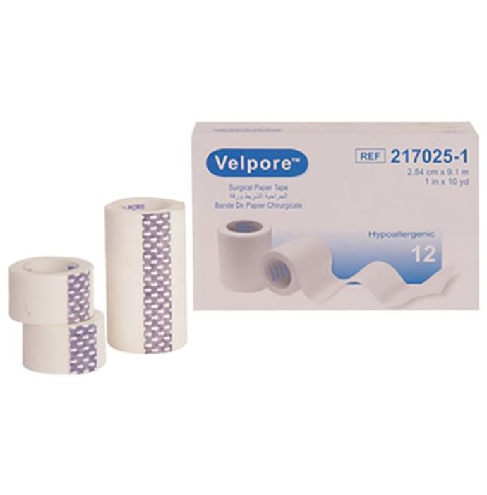 Velpore Hypoallergenic Surgical Paper Tape