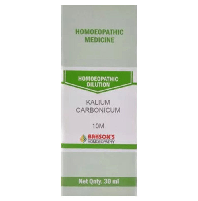 Bakson's Kalium Carbonicum Dilution 10M