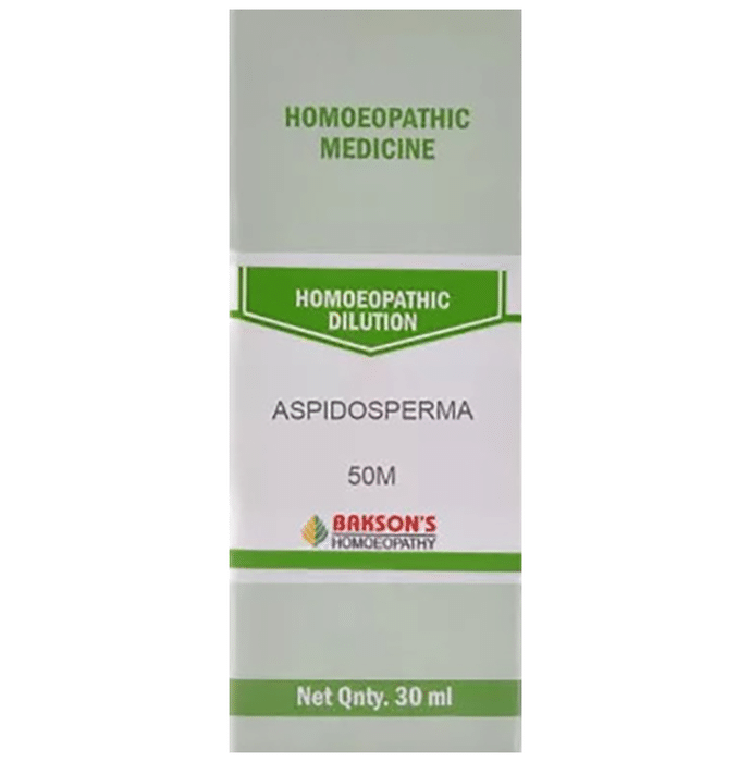 Bakson's Aspidosperma Dilution 50M