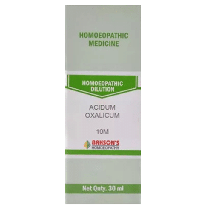 Bakson's Acidum Oxalicum Dilution 10M